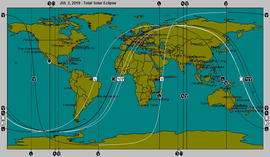 JUL 2 Total Solar Eclipse Astro-Locality Map